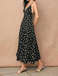 Mint Exclusives - Dolores Polka Dot Maxi Dress