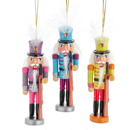 Kurt S. Adler - 5" SOLDIER NUTCRACKER ORNAMENTS