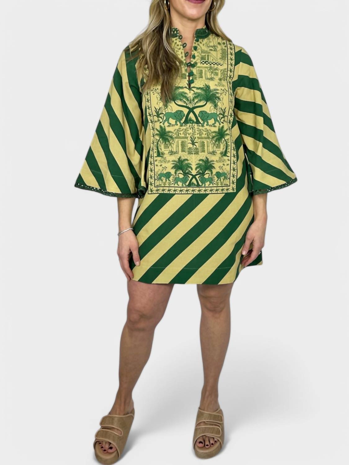 Verandah - Mini Kaftan Dress