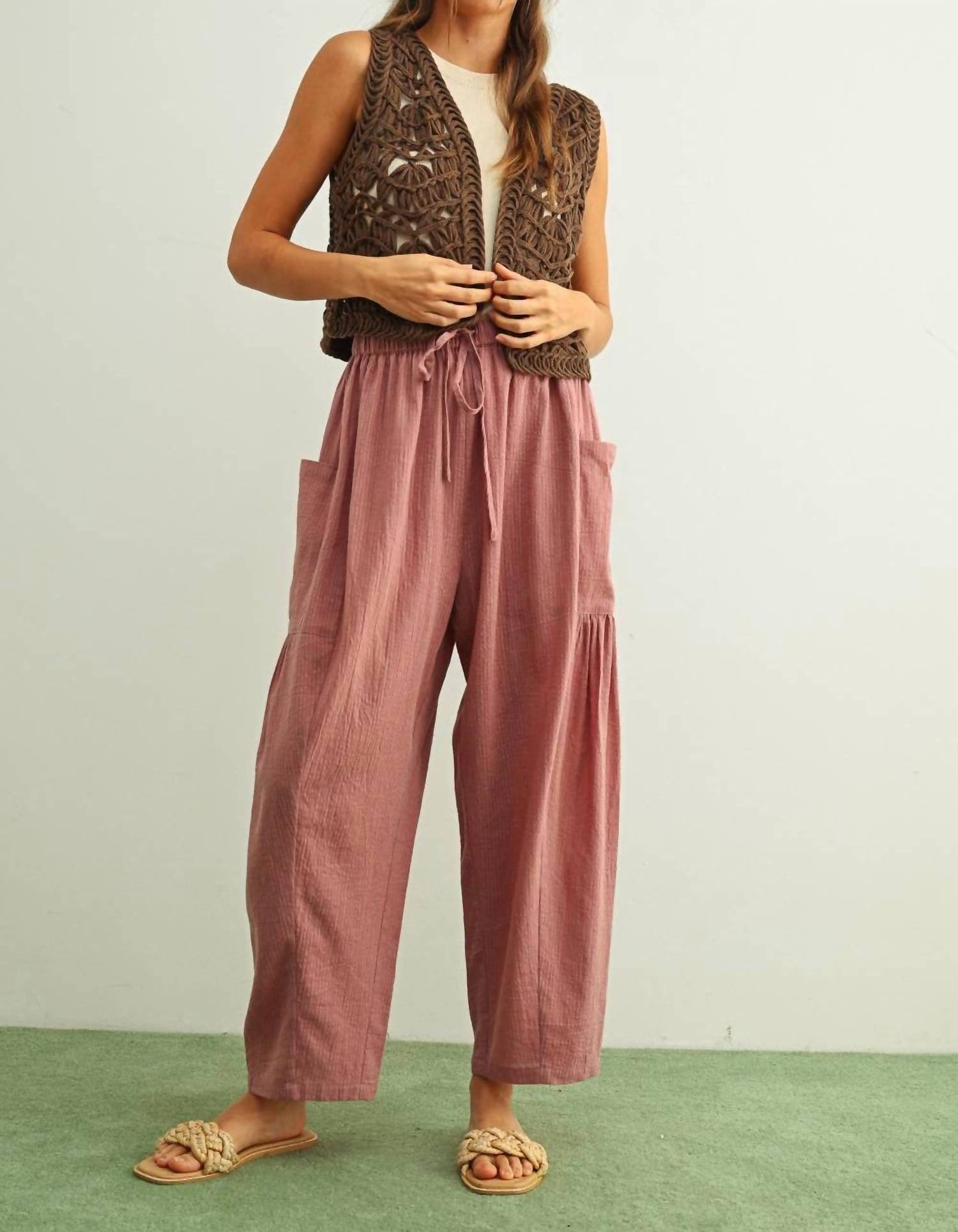 Miou Muse - Brynne Pinstripe Pants