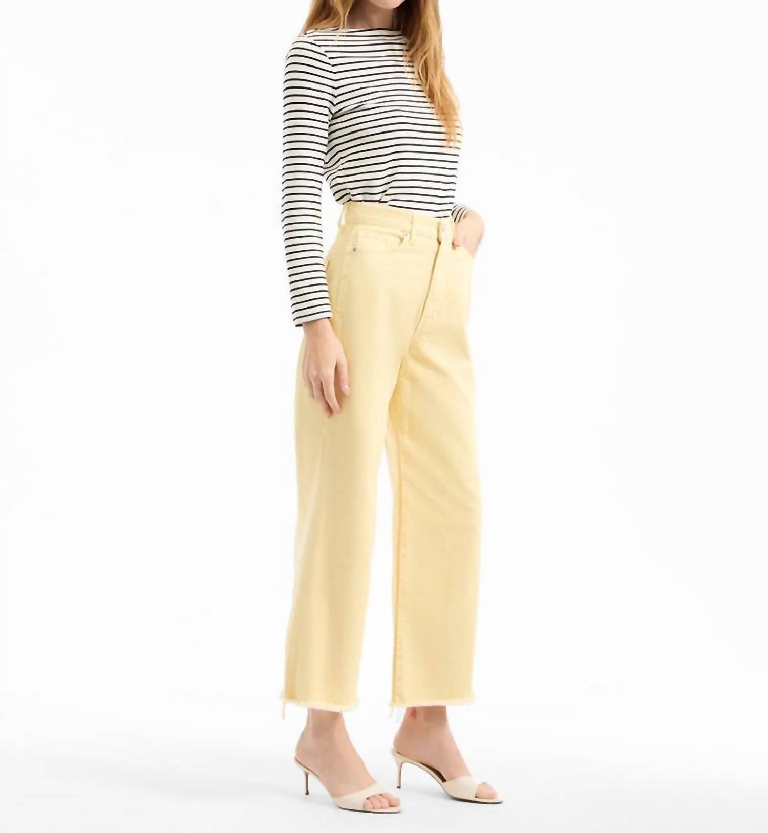 Veronica Beard - Taylor Cropped Wide Leg Jeans