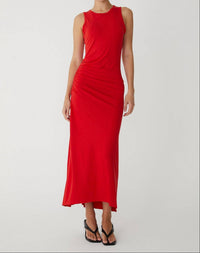 js71 Baria Dress in red - women's dress