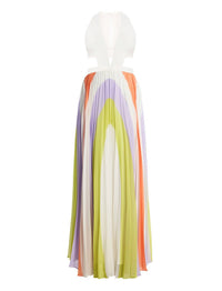 Bcbgmaxazria - Printed Pleated Cutout Maxi Dress - clothing - dresses - maxi