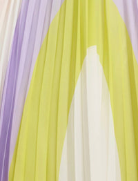 Bcbgmaxazria - Printed Pleated Cutout Maxi Dress - clothing - dresses - maxi
