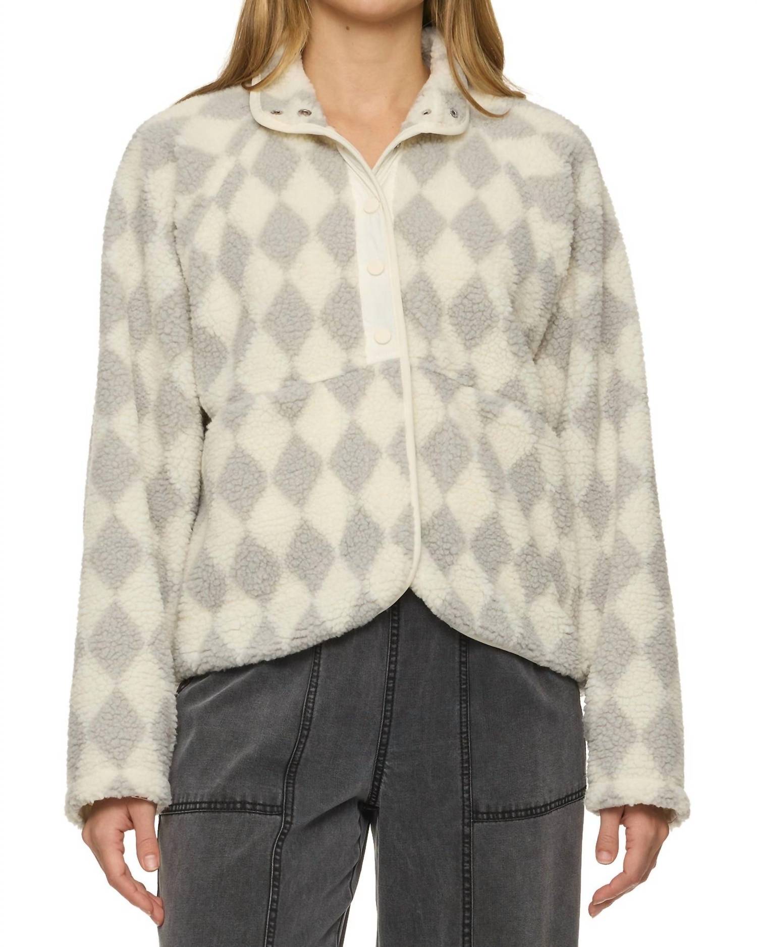 Fairfax & Favor - Nina Sherpa Snap Front Jacket
