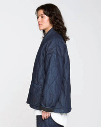 Girls Of Dust - Edo Quilted Denim Jacket