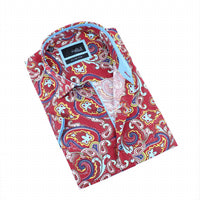 Eight X - Paisley Print Short Sleeve Shirt