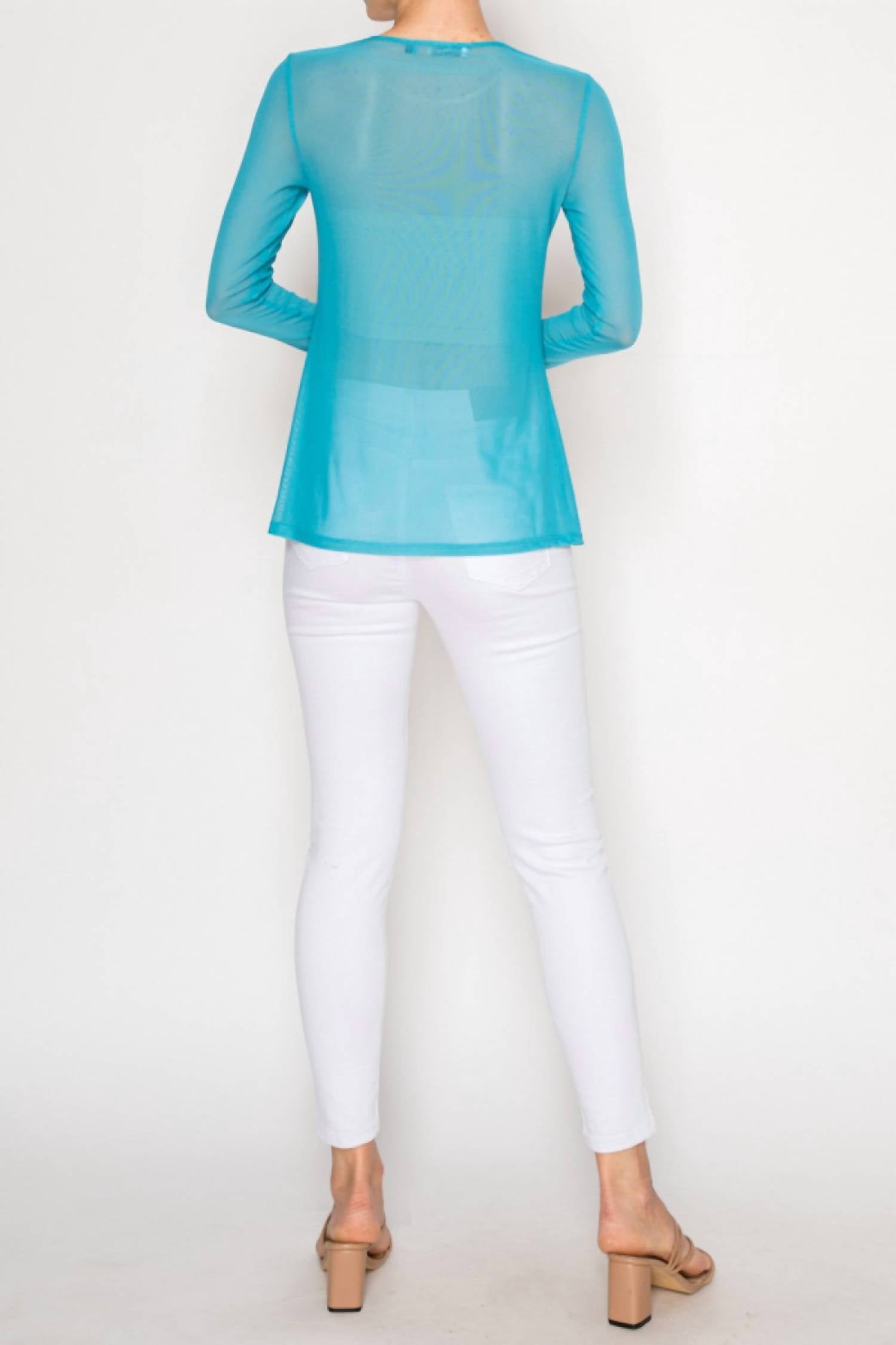 Origami - On A Dime Mesh Top