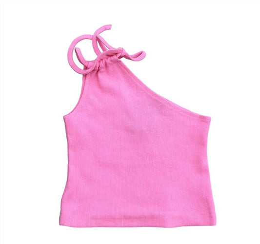 Little Olin - Girls One Shoulder Top