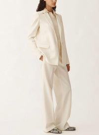 Fabiana Filippi - Cotton Blend Long Sleeve Polo with Sequin Collar