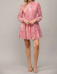 Fate - Cleo Burnout Leopard Dress