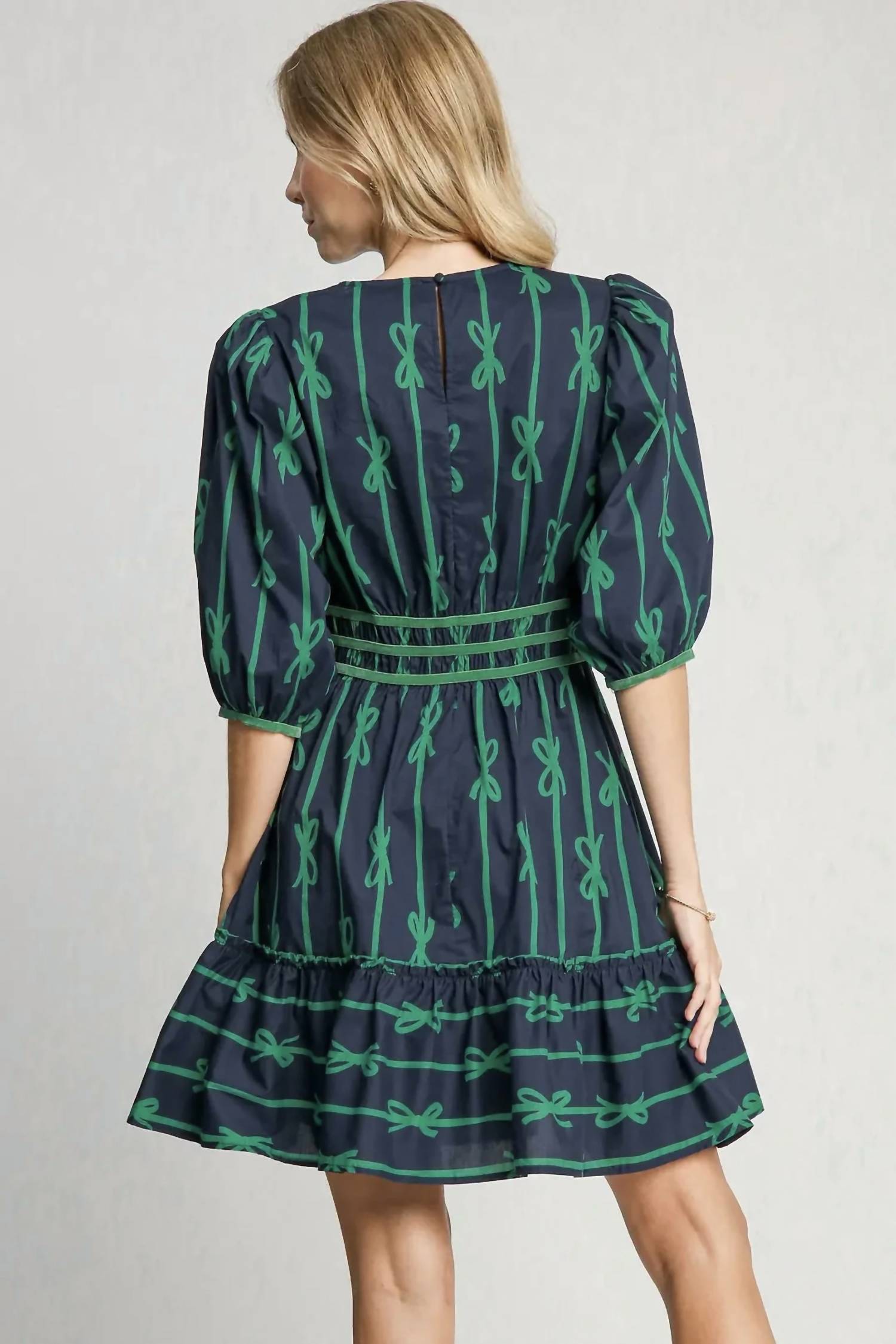 Umgee - Belle Of The Bow Mini Dress