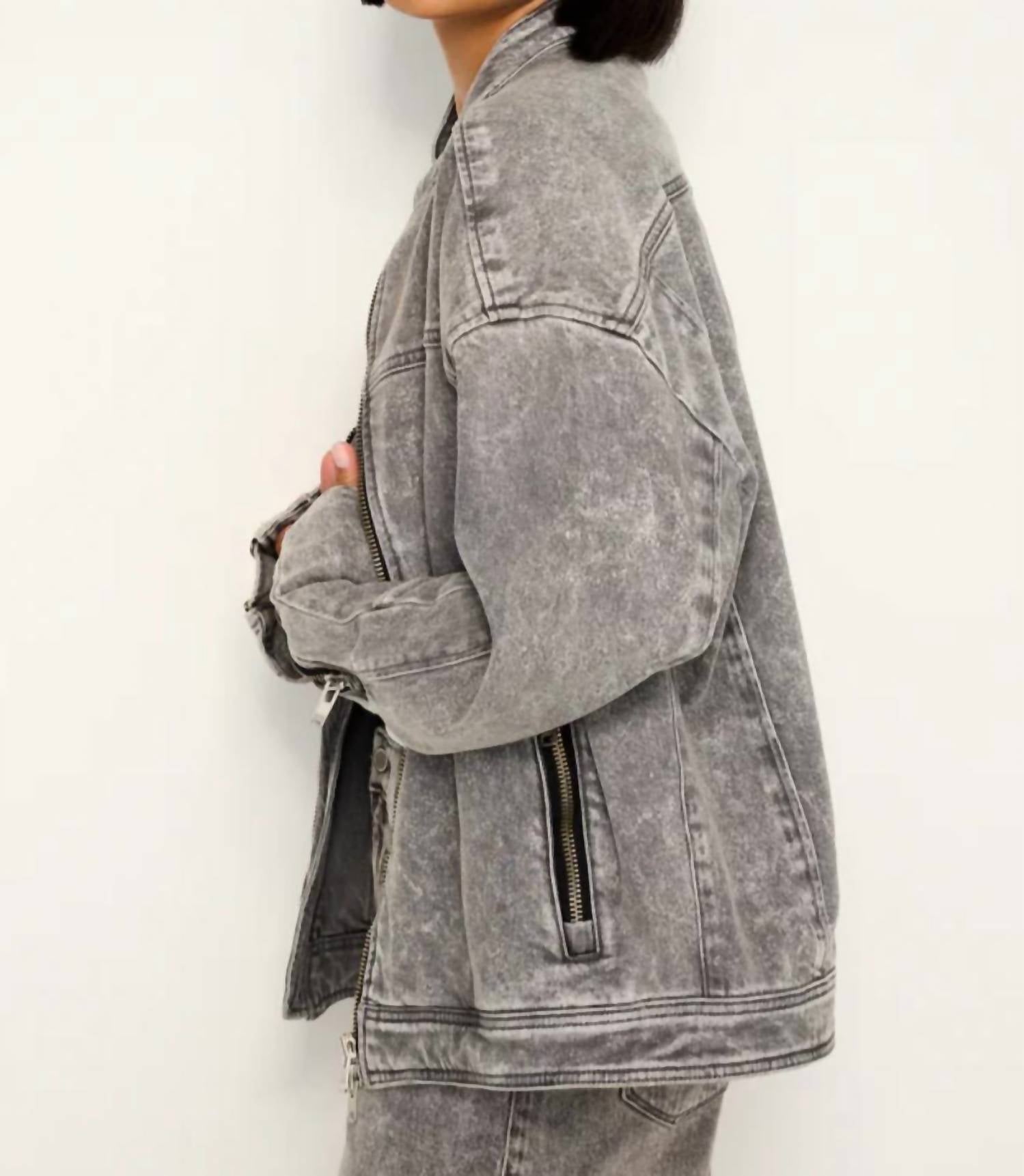 Good American - Boyfriend Moto Jacket