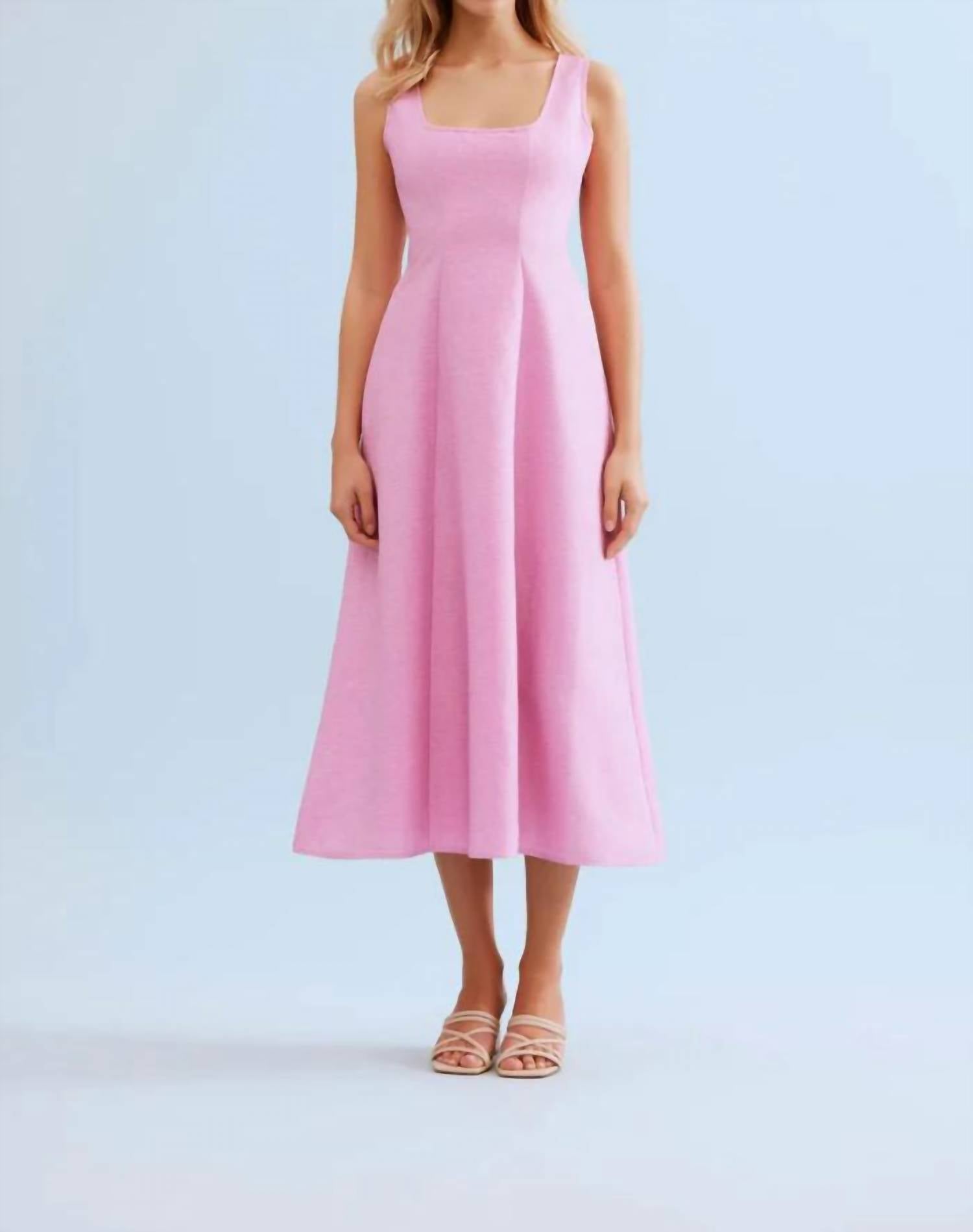 Leo & Ugo - Nina Open Back Midi Dress