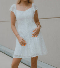 Able - Whimsical Lace Mini Dress