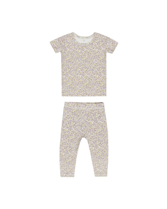Quincy Mae - Girls' Bamboo Short Sleeve Pajama Set