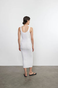 Enza Costa - SILK KNIT TANK MIDI DRESS