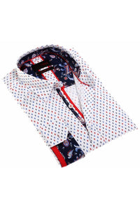 Eight X - Button Down Shirt With Paisley Trim