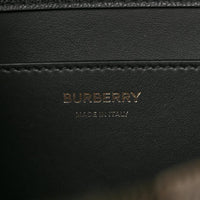 Burberry - Women's Mackford Leather Check Flap Crossbody Bag