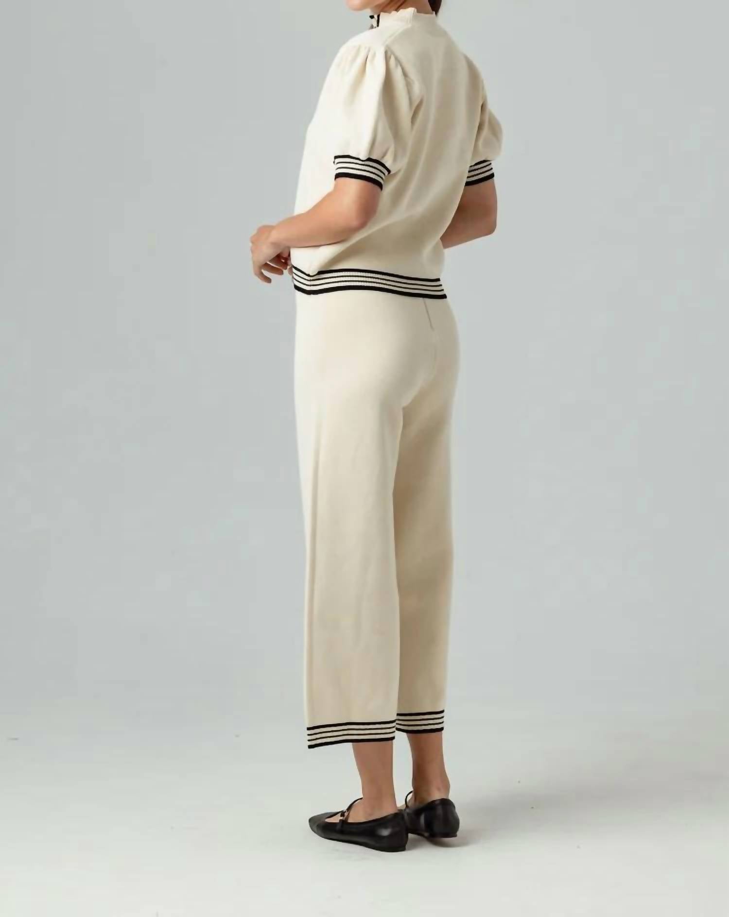 Sundays - Quinn Crop-wide Leg Pants