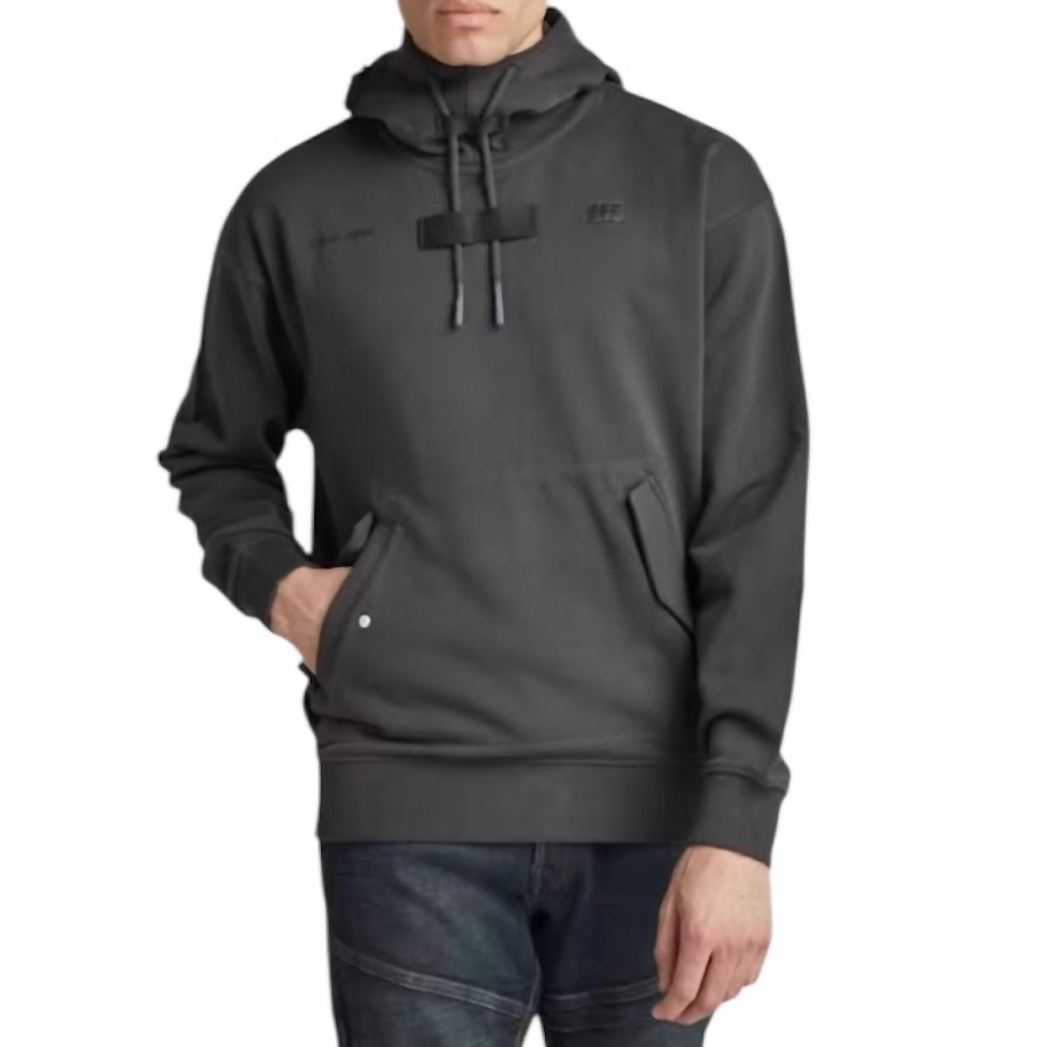 G-Star Raw - Pocket Detail Loose Hooded Sweater
