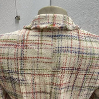 Akris - Women’s Fringe Tweed Blazer Jacket