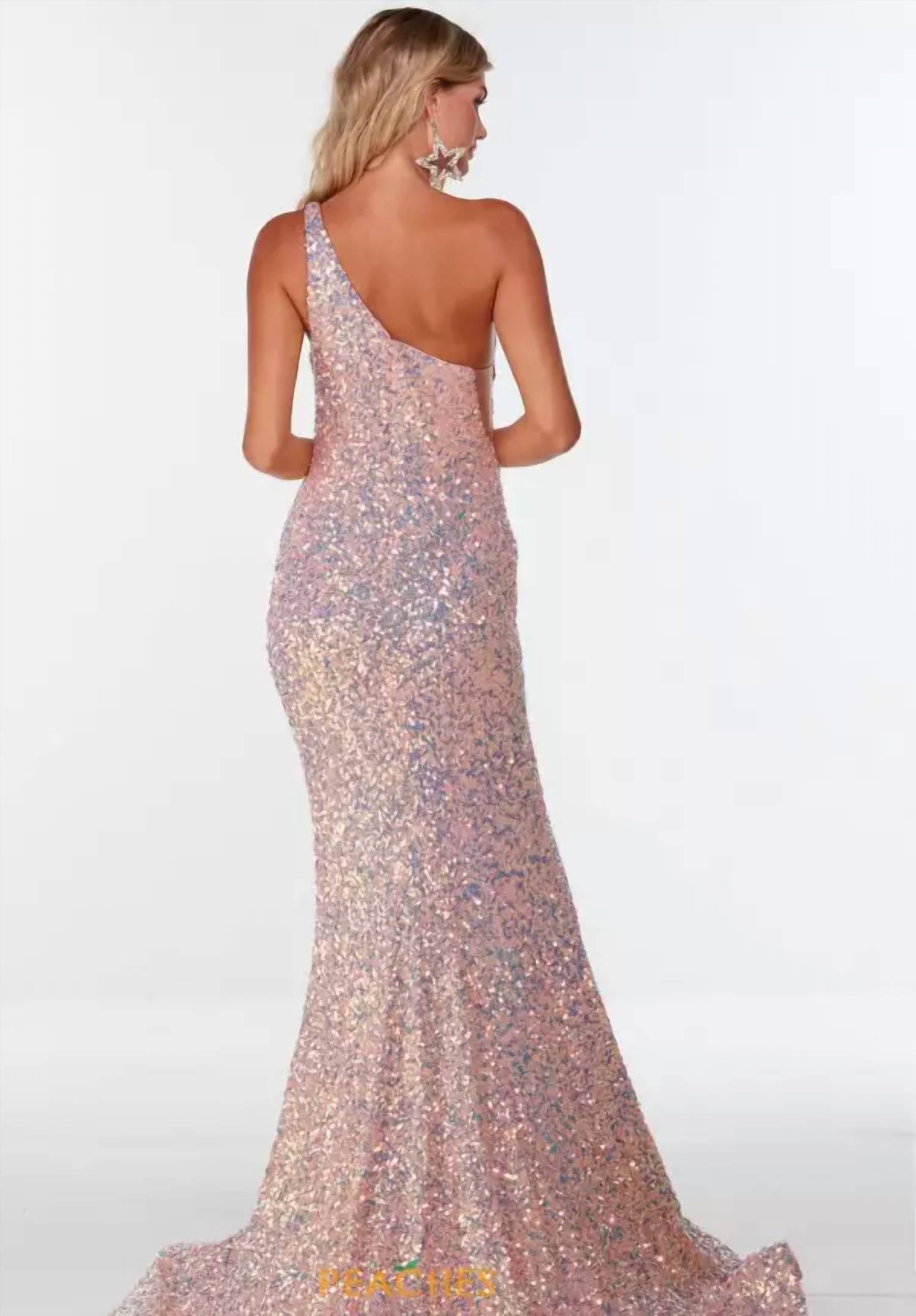 Alyce Paris - Women's One Shoulder Gown