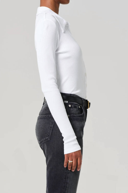 Citizens Of Humanity - Gila Long Sleeve Polo Top