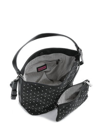 HAUTE SHORE Women's Celine Studded Shoulder Bag in black - women's bag - alternate view