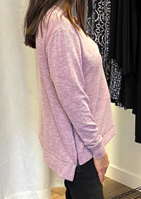 Ariella - Zipper Detail Hi-Lo Top