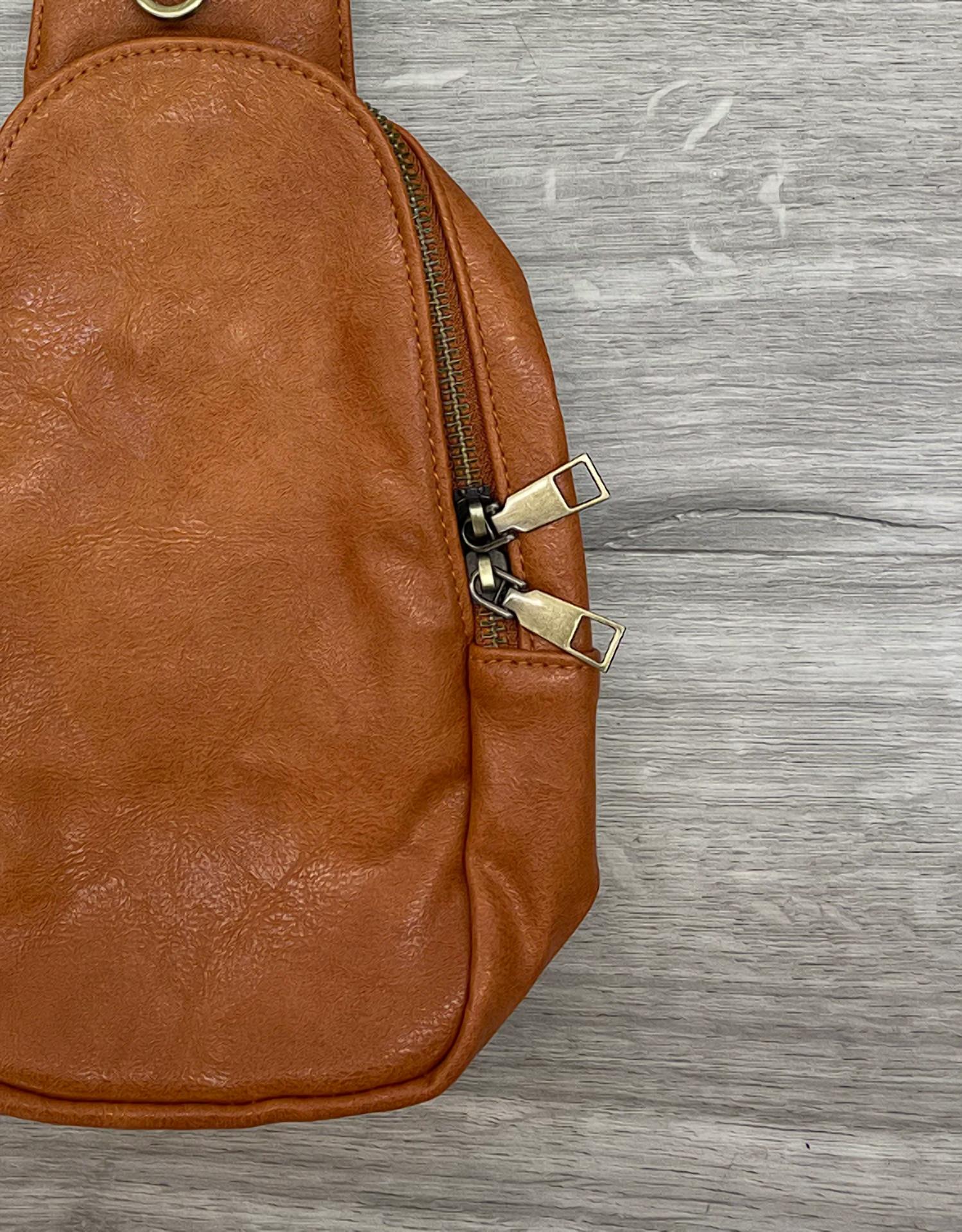 Zenana - Women's Vegan Leather Sling Crossbody Bag