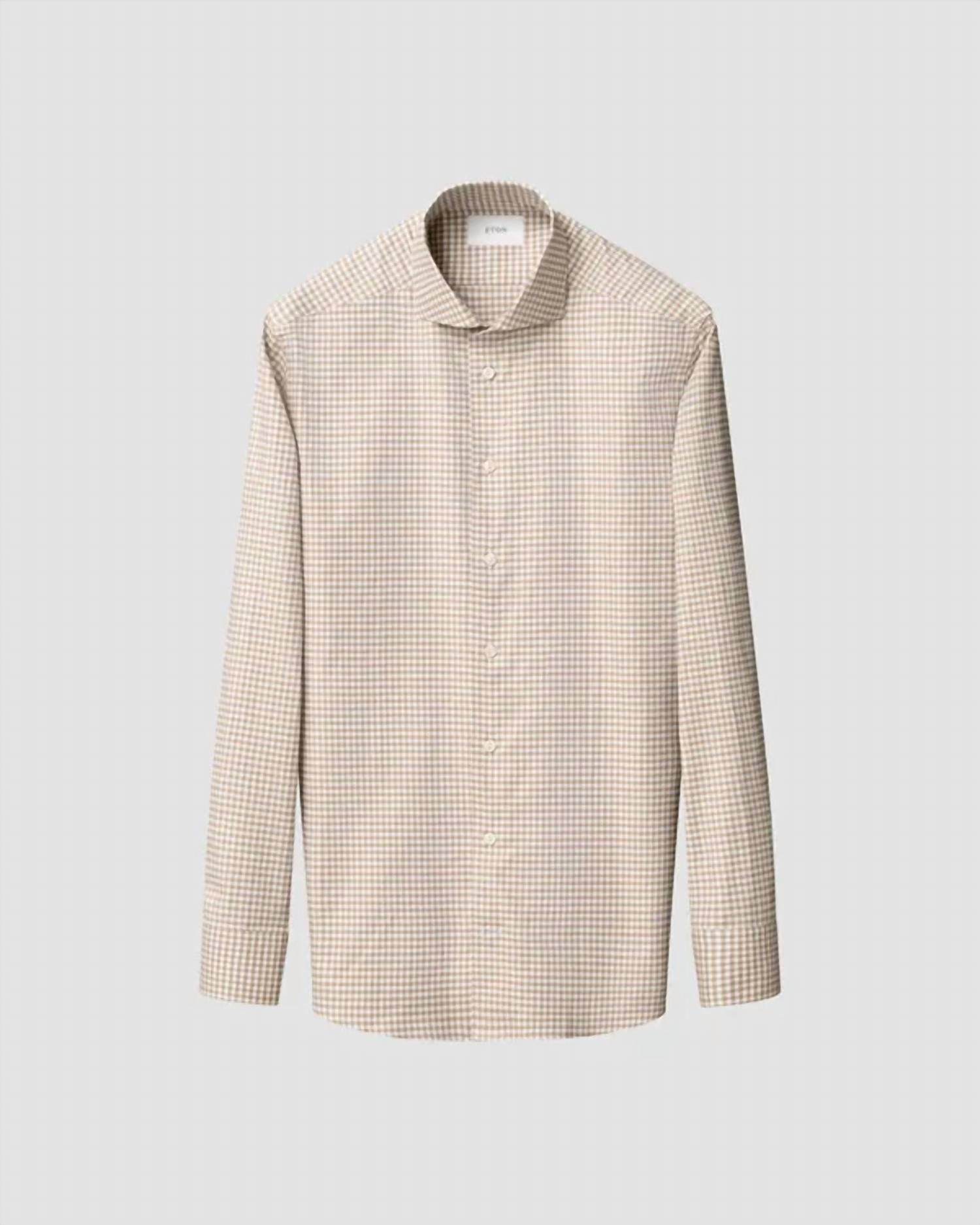 Eton - Men's Check Signature Oxford Shirt