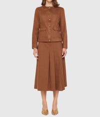 Current Air - Harper Faux Suede Utility Jacket