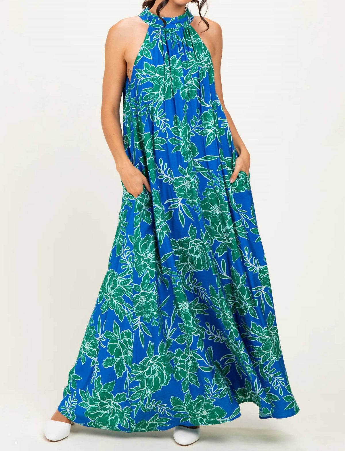 Entro - Halter Maxi Dress
