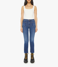 Mother - Patch Pocket Insider Flood Jean