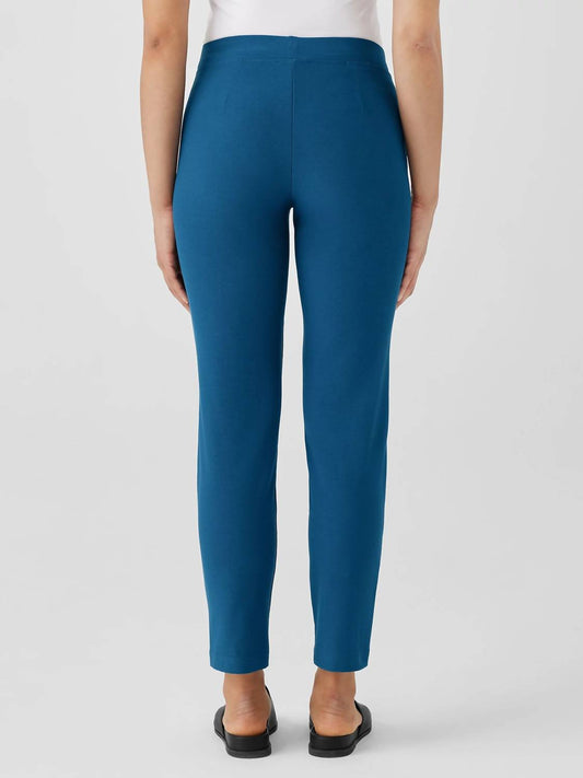 Eileen Fisher - Stretch Crepe Slim Ankle Pant