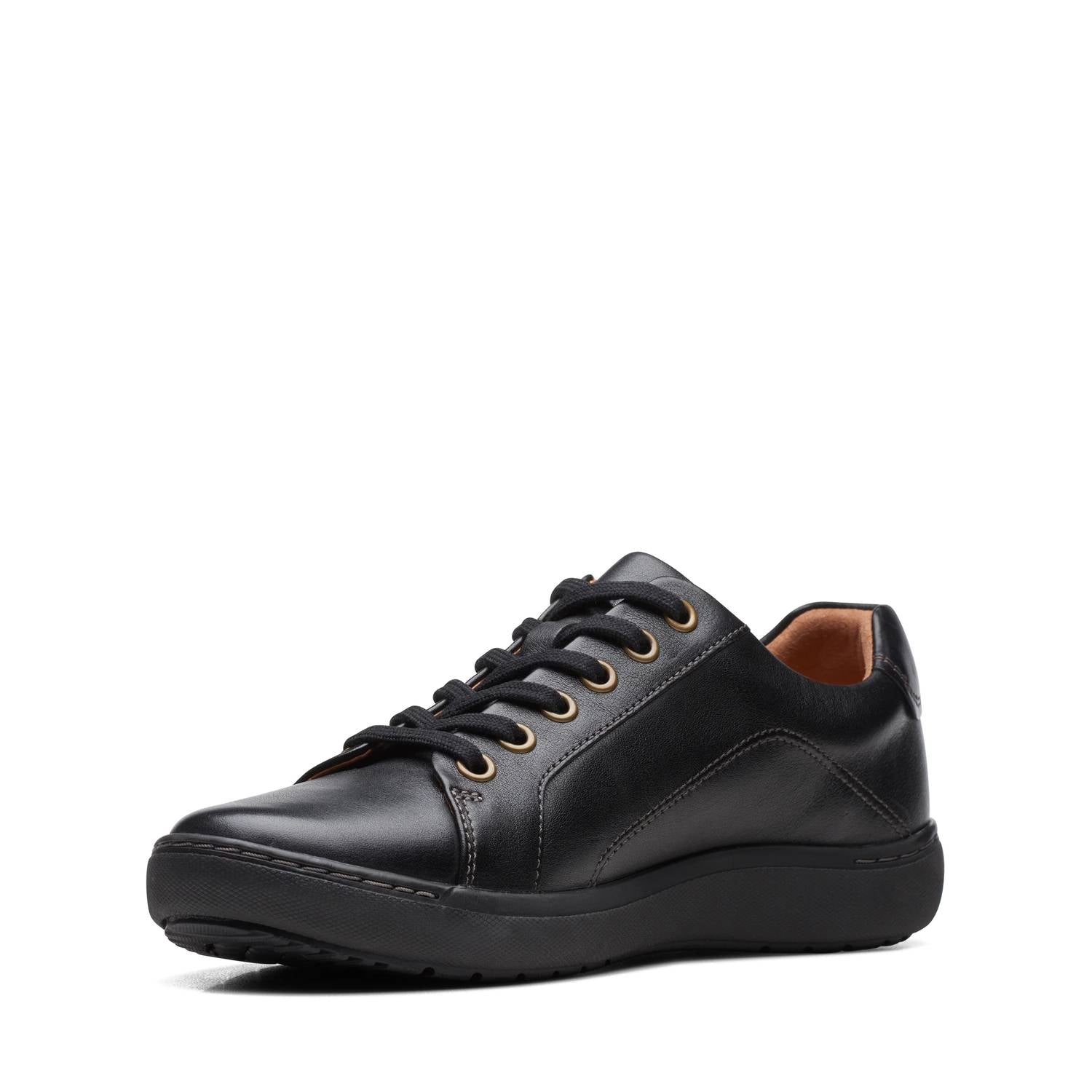 Clarks - Women's Nalle Lace Leather Trainer Shoes