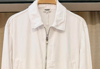 Asher Women's Zoi Bomber Jacket in white - women's jacket - detail view