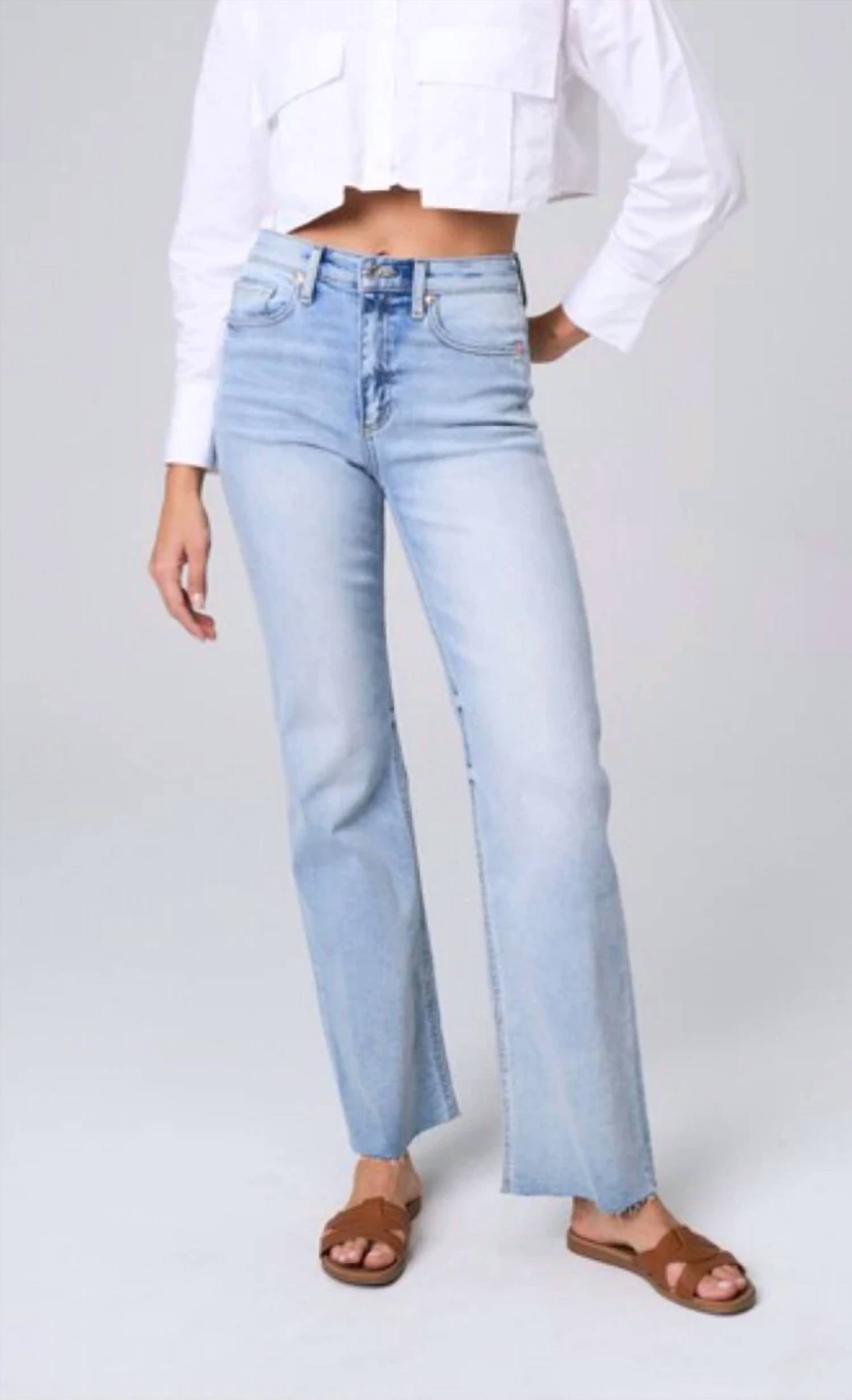 Sneak Peek - High Rise Wide Leg Jeans