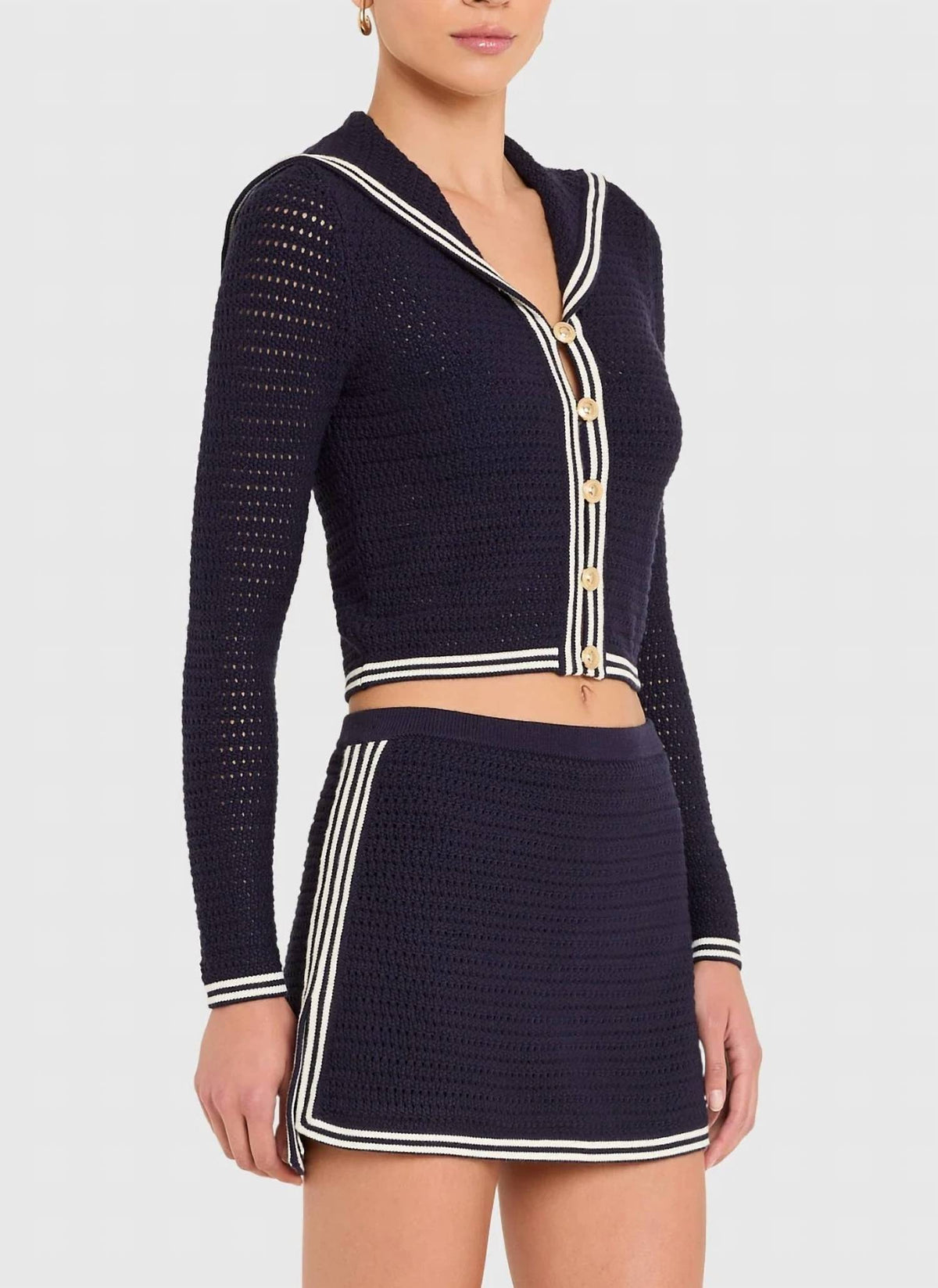 Amanda Uprichard - Monique Long Sleeve Knit Cardigan