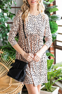 Shiying Fashion - Leopard Babydoll Dress