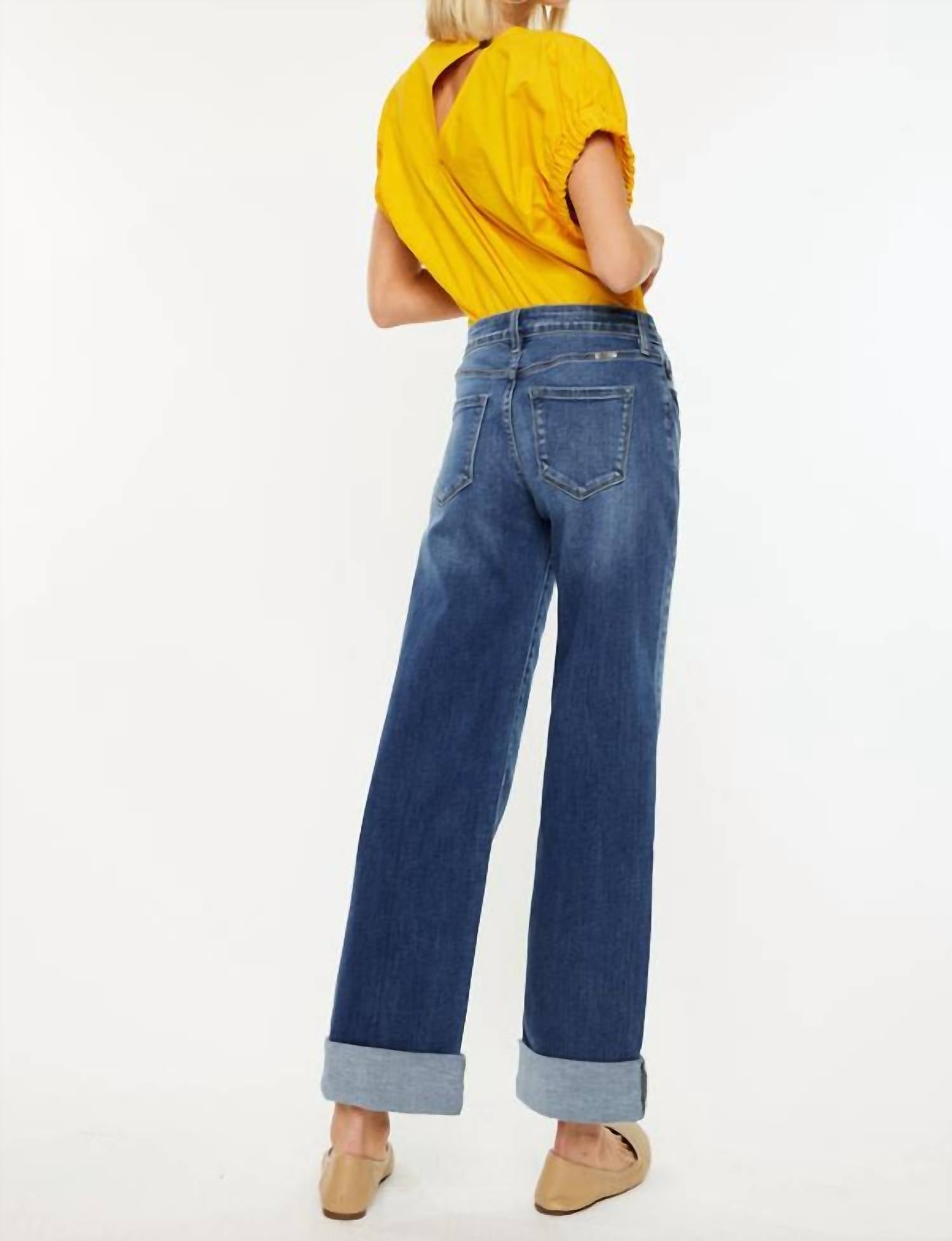 Kancan - Ivanna Essentials High Rise Wide Leg Jeans