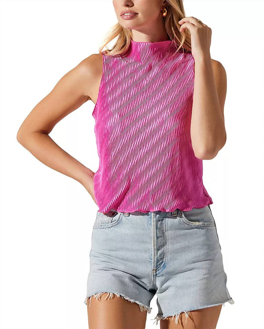 Astr - Arte Wavy Textured Top