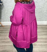 Flowerdaze - Tiered Hoodie Jacket