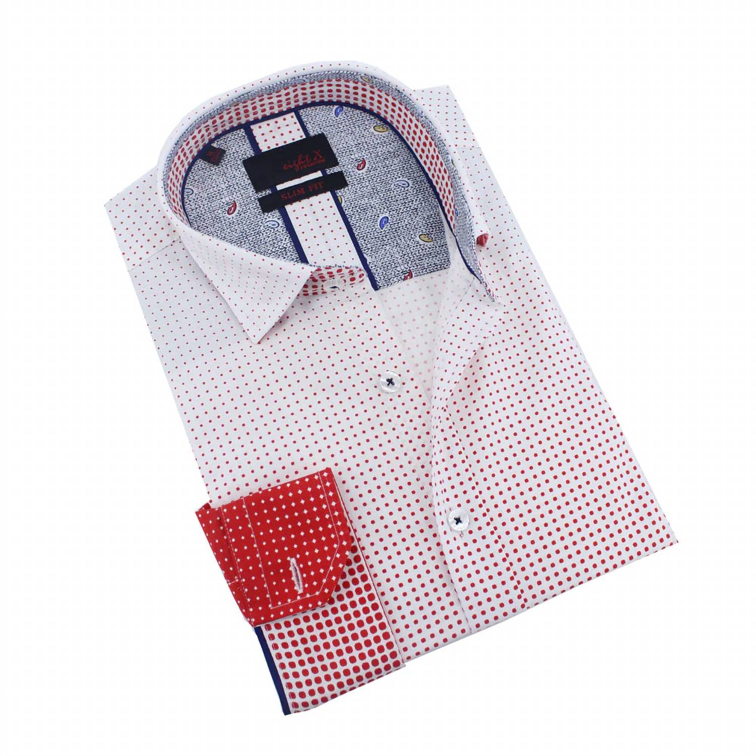 Eight X - Ombré Polka Dot Button Down Shirt