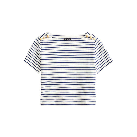 J.Crew - Women's Mariner Cloth Short-Sleeve Tee Top