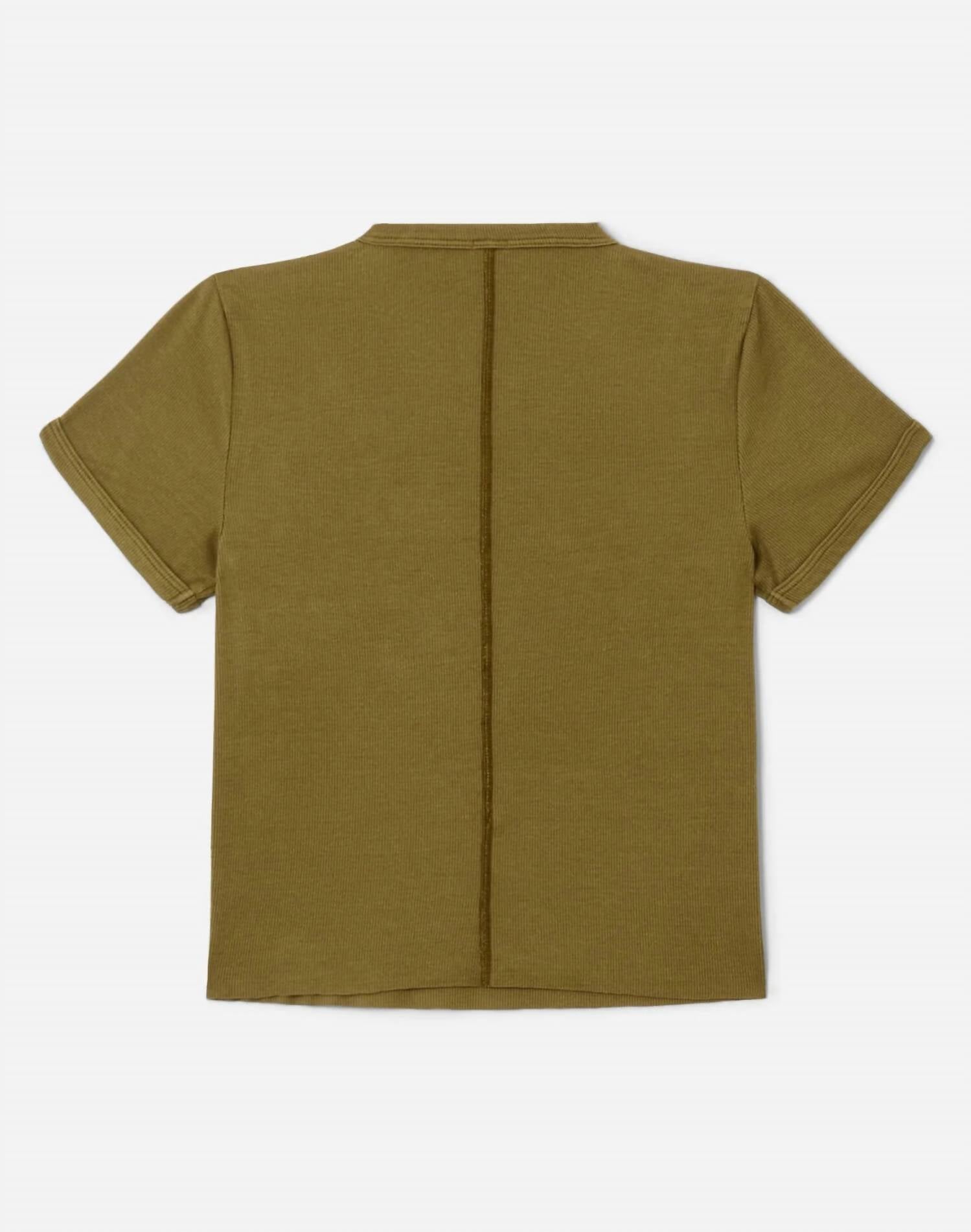 Re/Done - Women's Hanes 90s Ribbed Cap Sleeve Tee