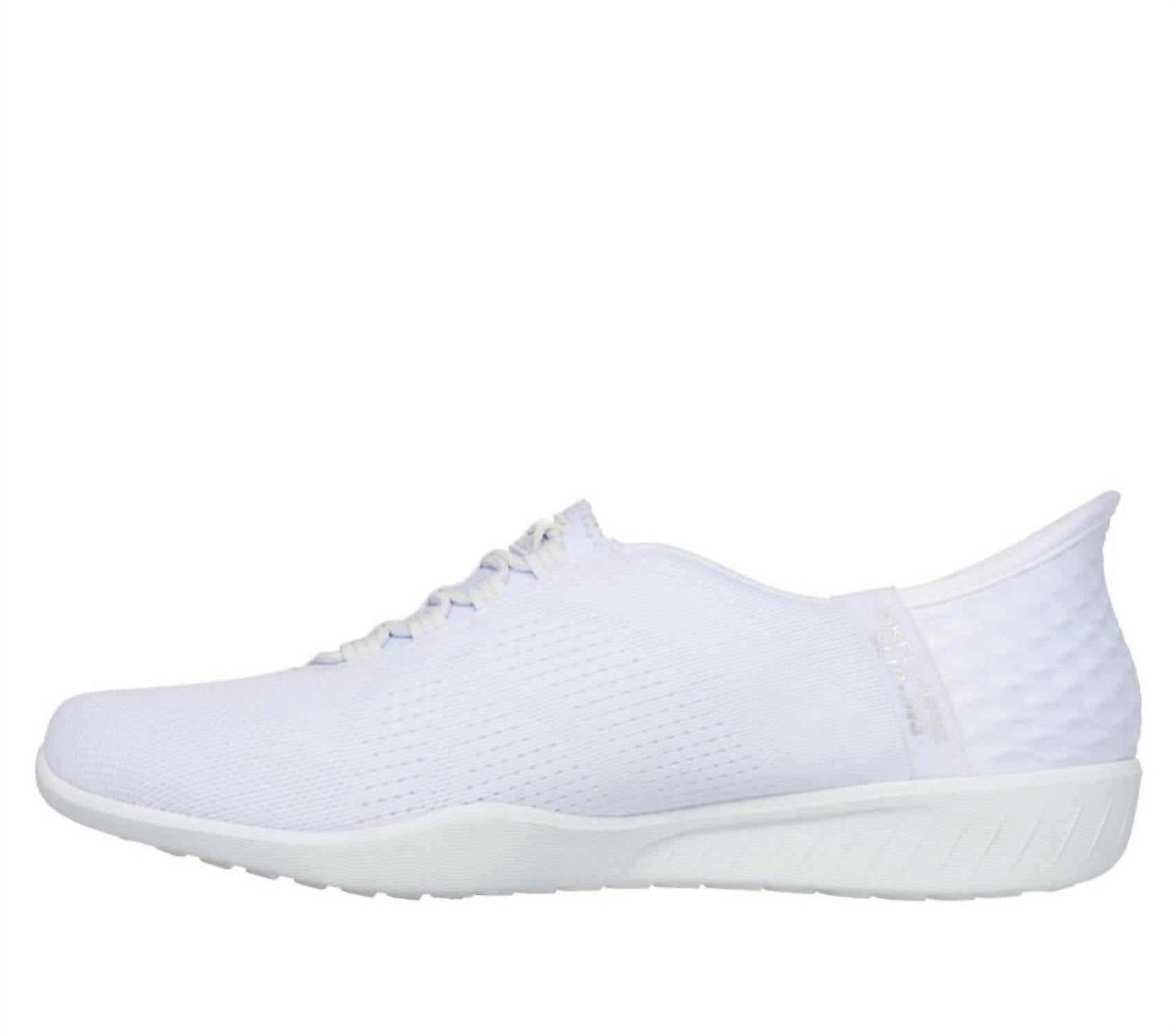 Skechers Women's Newbury St Lightly Shoes in white - women's sneaker - view 4