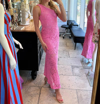 Lena - Crochet Maxi Dress