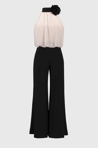 Joseph Ribkoff - Shyla Silky Knit And Chiffon Wide Leg Jumpsuit